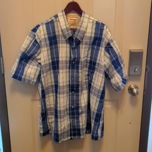 Wrangler authentics button up dress shirt